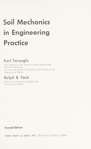 Soil Mechanics in Engineering Practice, 2nd Edition