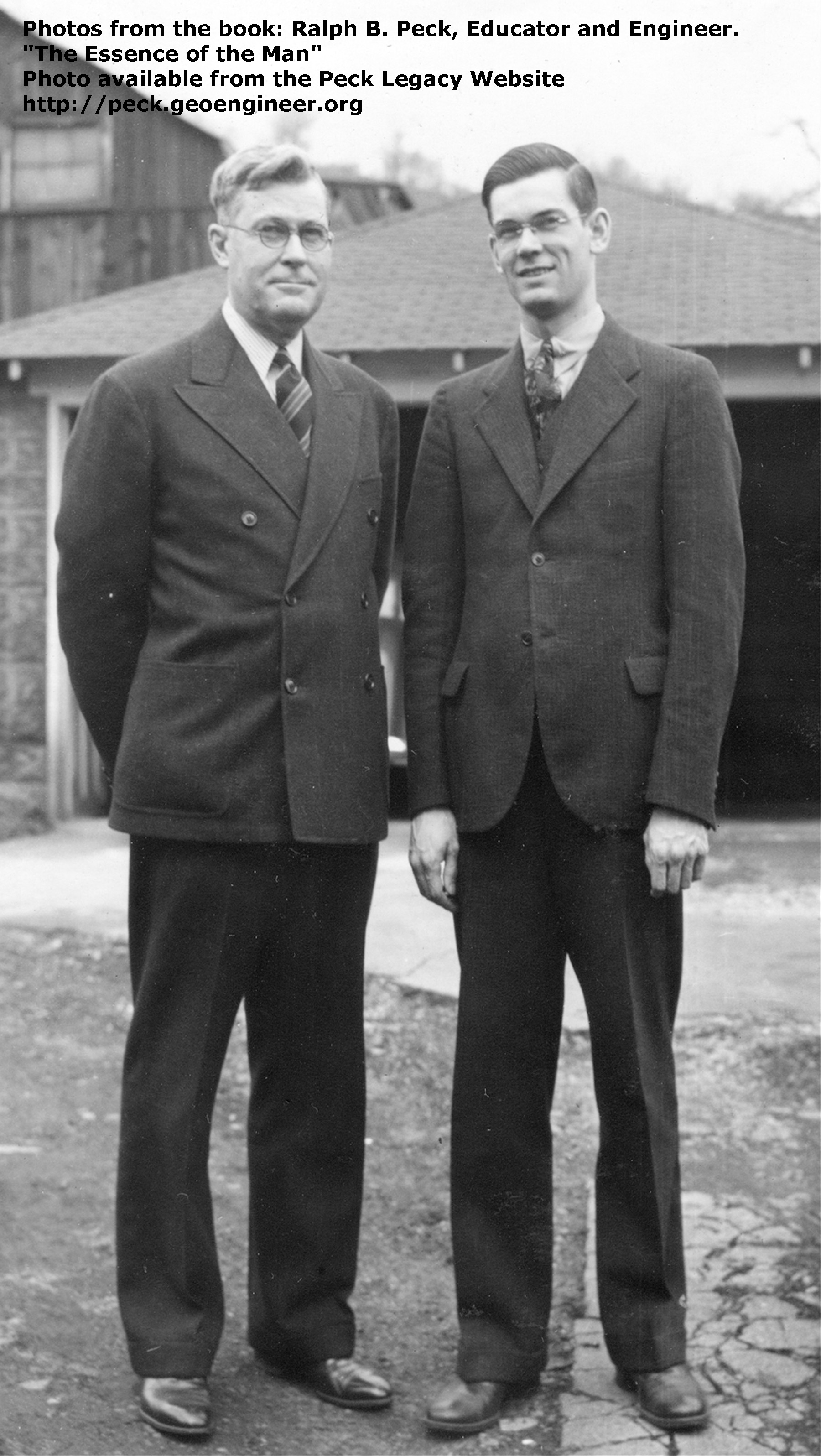 Photo#13: OKP and RBP starting out to see the bridges in the Pittsburgh area, 1937