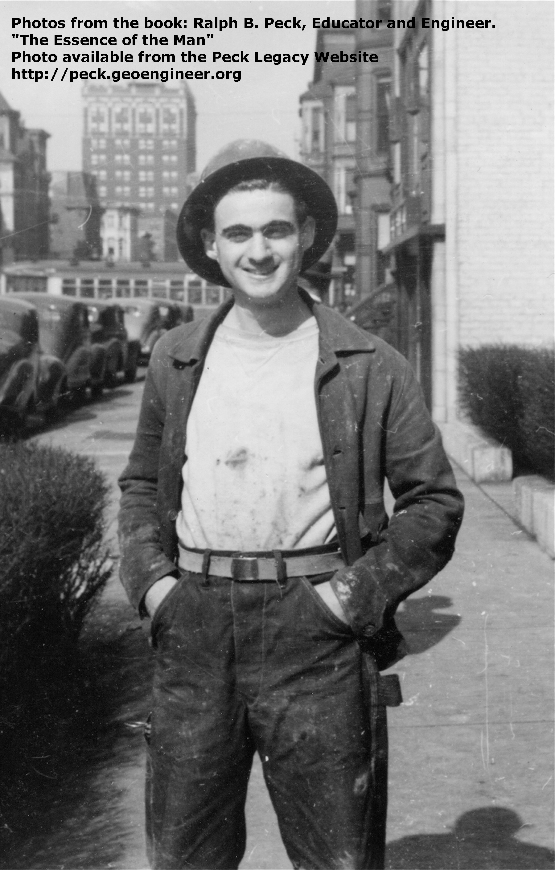 Photo#16: Chester Siess, brought on as the Chicago Subway strain gage expert