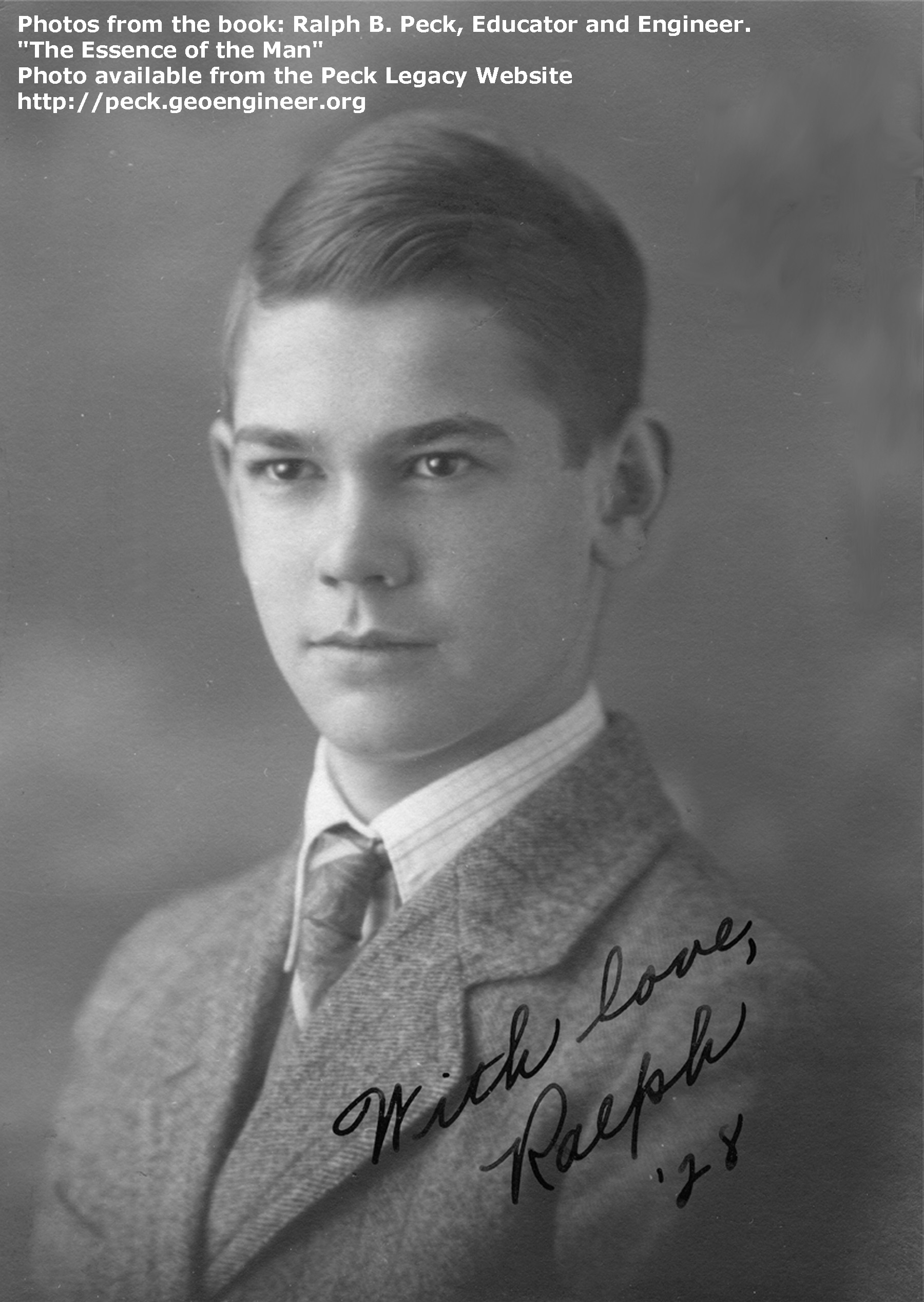 Photo#18: RBP, age fourteen, a sophomore at East High School, 1928