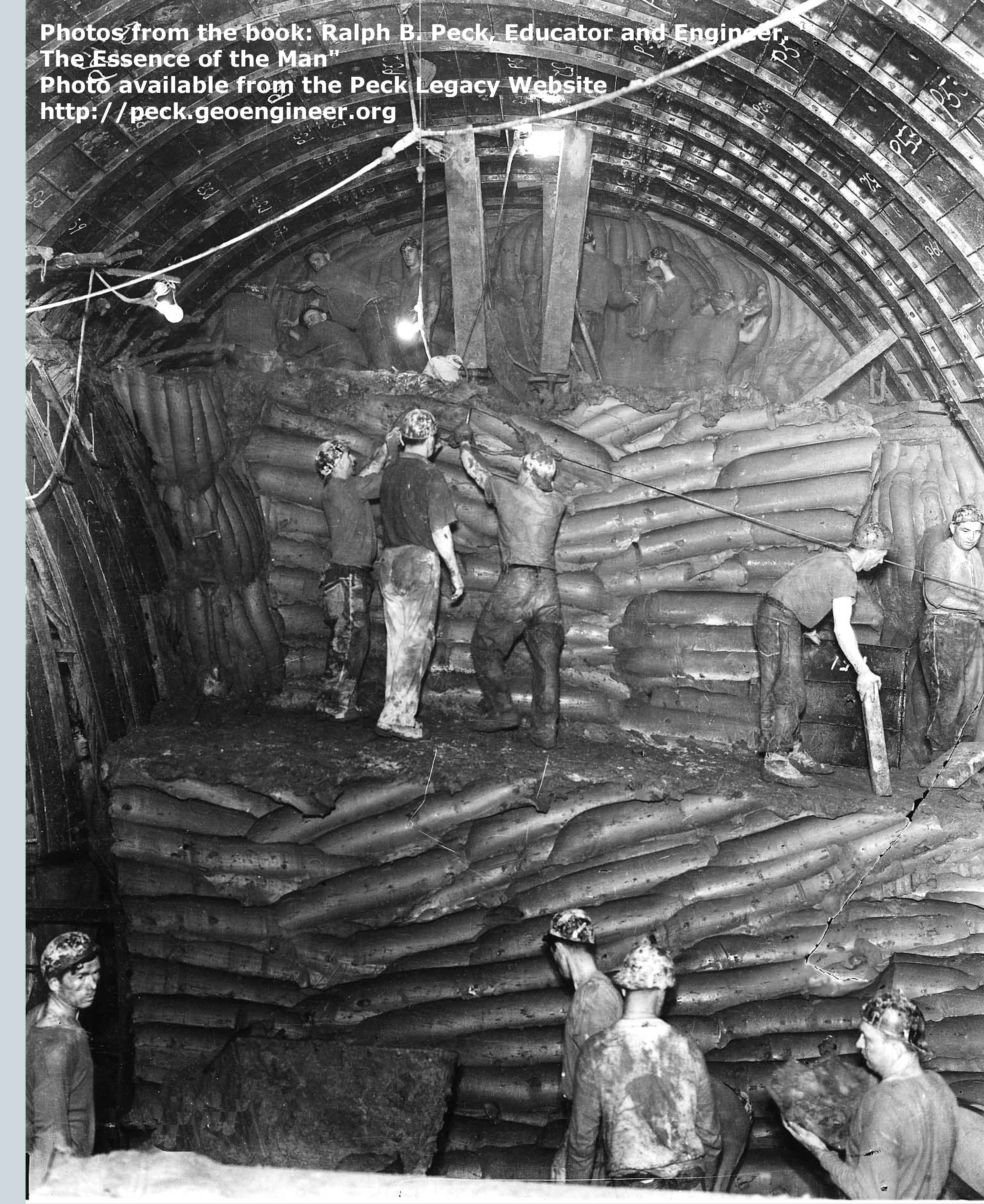 Photo#25: Hand-mining clay, Chicago Avenue Station on State Street