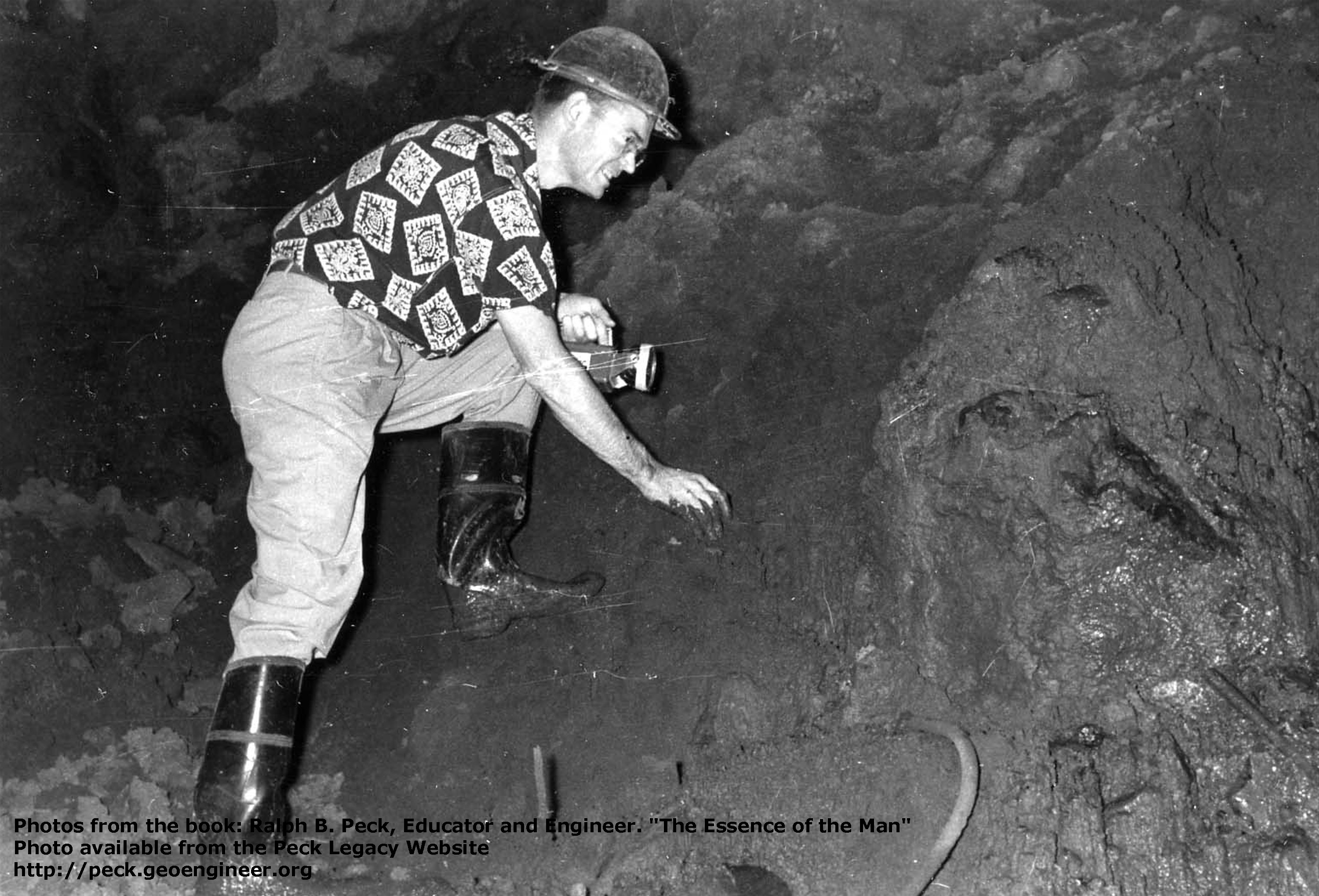 Photo#42: RBP checking collapsed material, Wilson Tunnel
