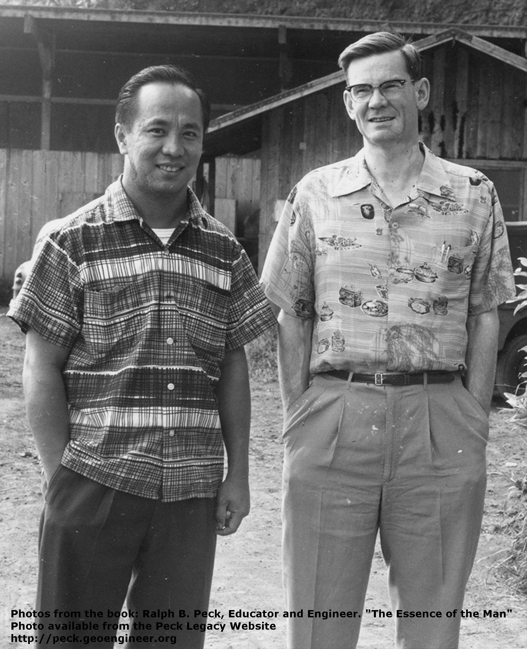 Photo#43: Walter Lunn the structural engineer for the City of Honolulu and RBP, 1957
