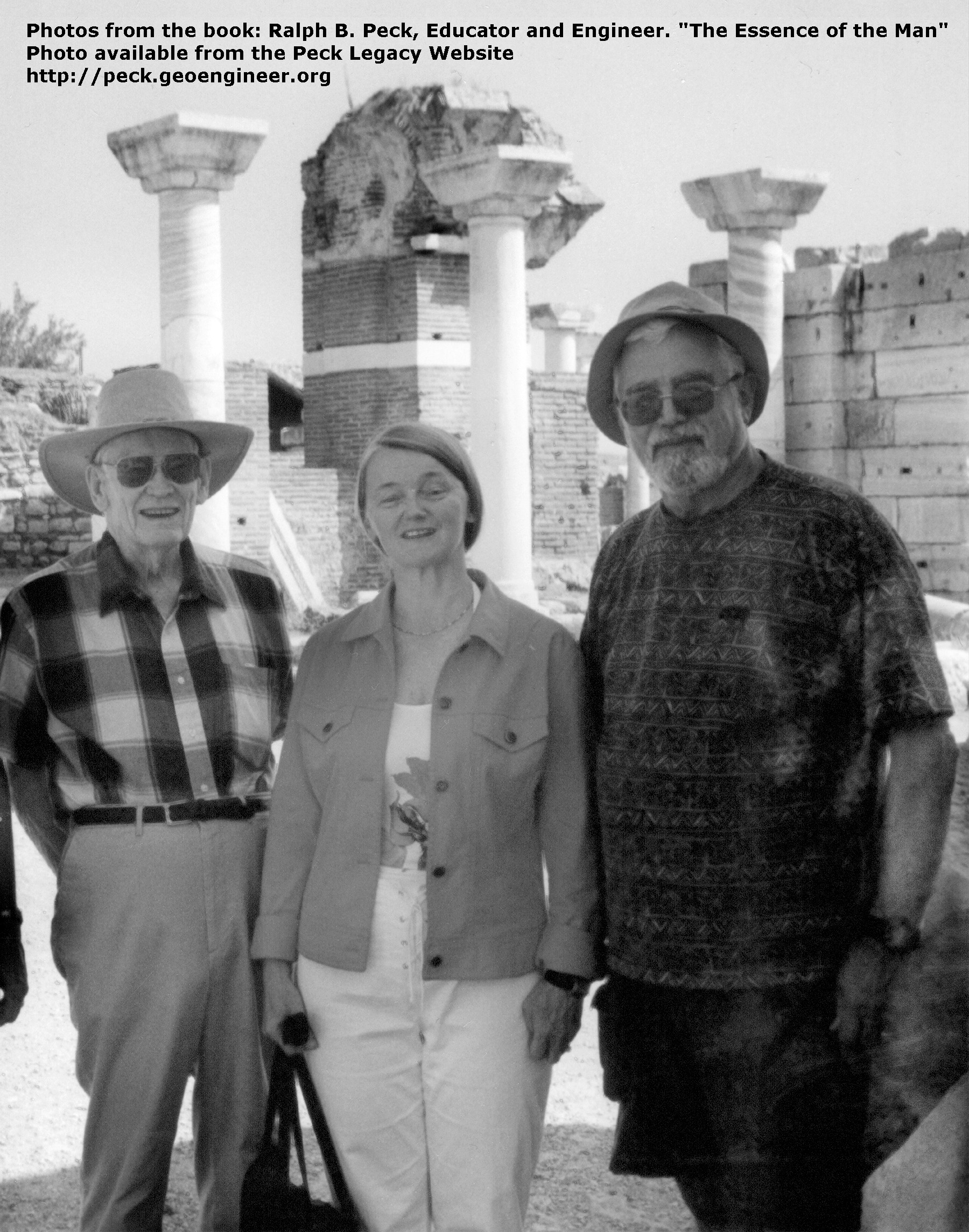 Photo#53: RBP, Suzanne Lacasse and Allen Young in Turkey during the conference in Istanbul, 2001