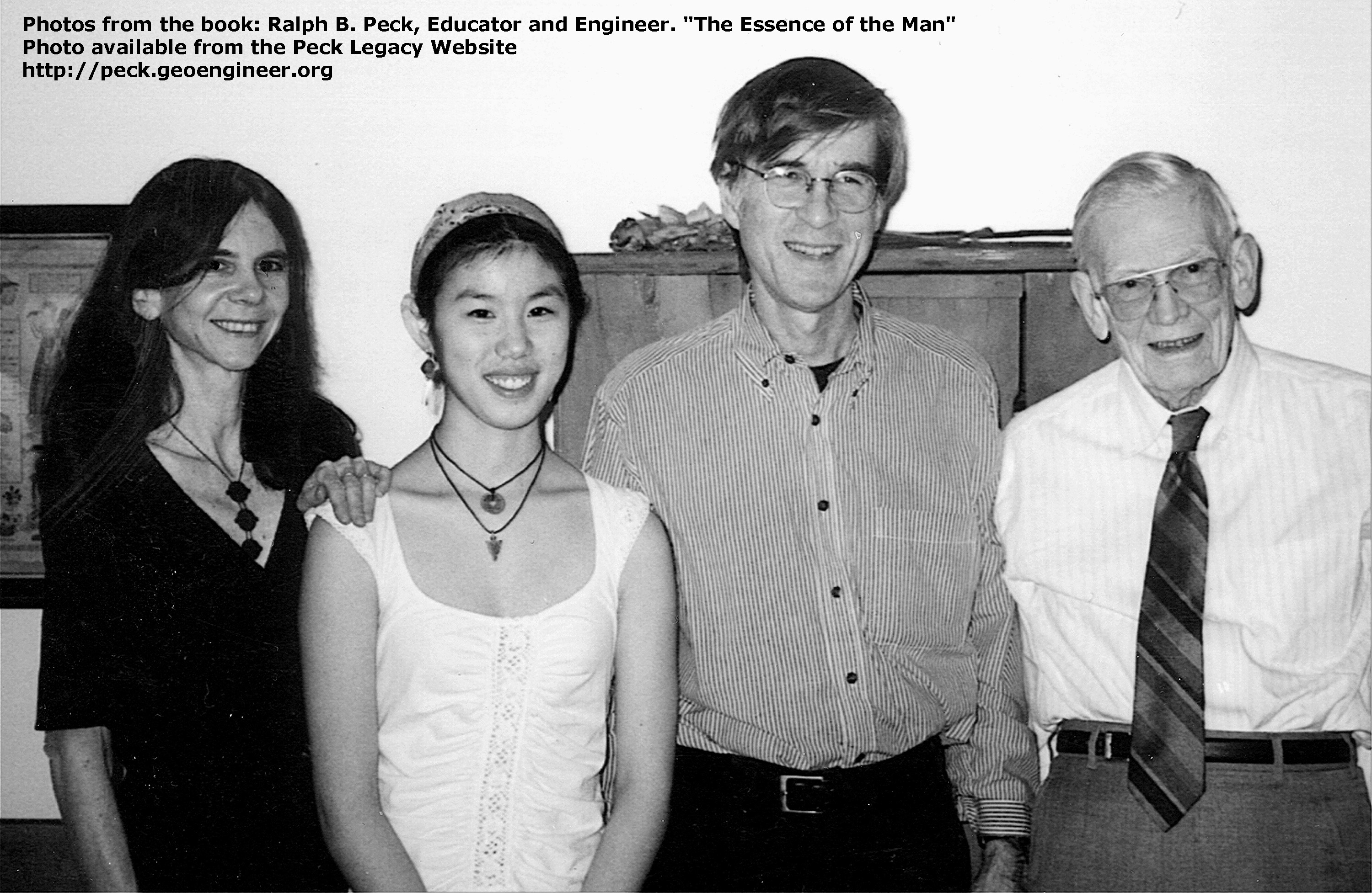 Photo#66: Left to right, Laurie, Maia, Jim and RBP in New York City, 2004