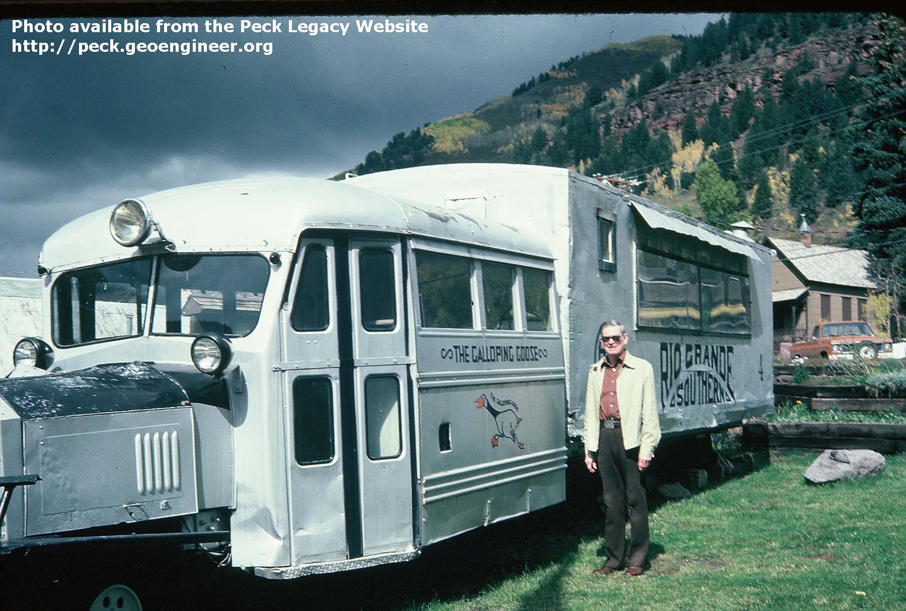 Photo#95: Galloping Goose, Telluride, October 1981.