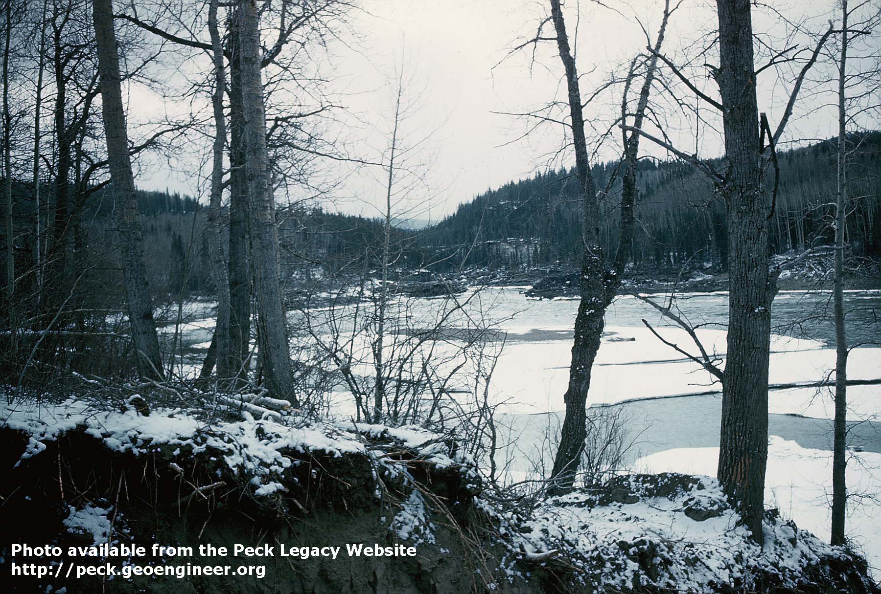 Photo#96: Entrance to Peace River Canyon, 4/22/1959.