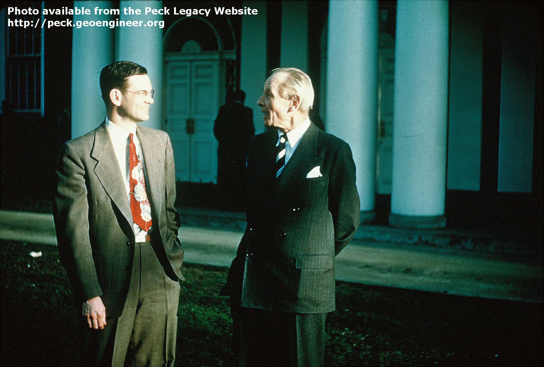 Photo#98: Ralph Peck and Karl Terzaghi, no date.