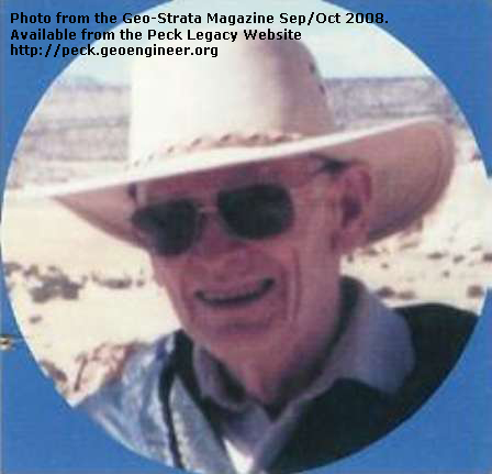 Photo#122: Dr. Peck. Photo from the Geo-Strata Magazine Sep/Oct 2008.