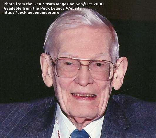 Photo#123: Dr. Peck. Photo from the Geo-Strata Magazine Sep/Oct 2008.