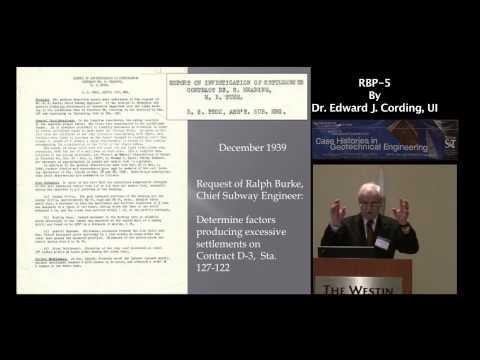 Legacy of Ralph B. Peck — Part 5: Tunneling in Chicago Clay (Edward J. Cording)
